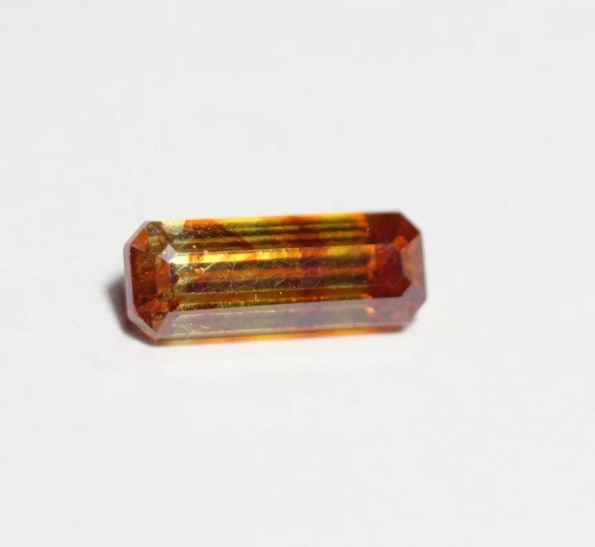 Sphalerite 1ct Vibrant Emerald Cut Gemstone Spain Natural Gem Sphalerite 9x3.8mm