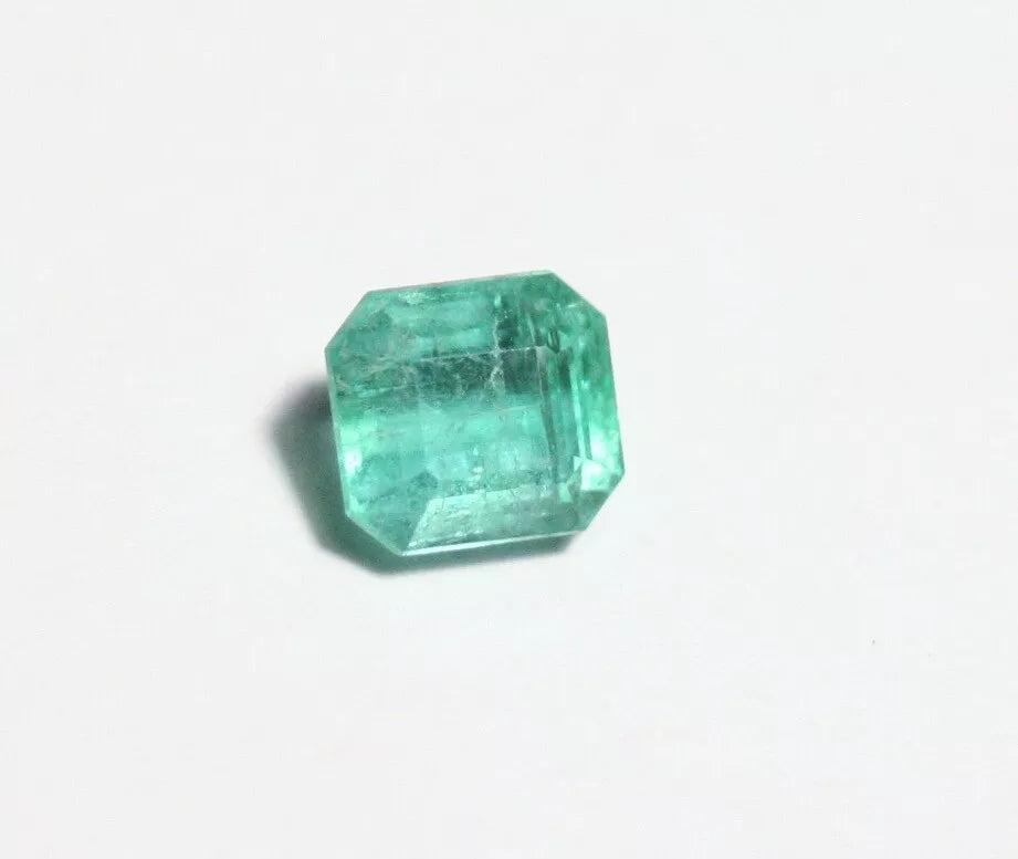 Panjshir Valley Emerald 0.78ct Rare Natural Emerald Cut Afghan Emerald 5.5x5mm