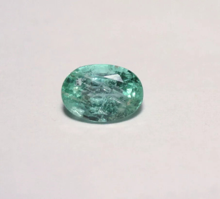 Panjshir Valley Emerald 1.28ct Rare Natural Emerald Cut Afghan Emerald 8x6mm