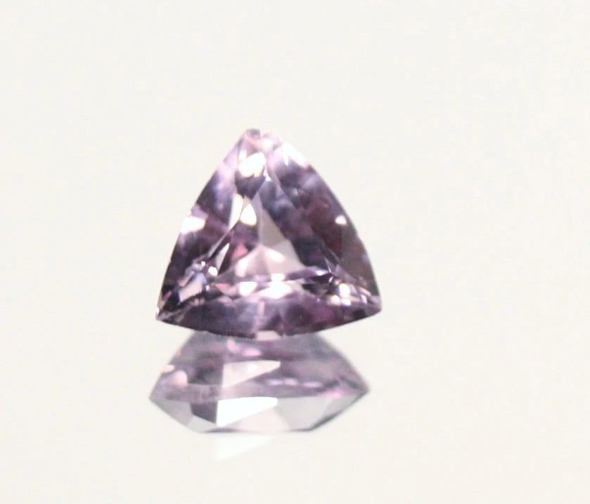 Mahenge Pink Spinel 0.78ct Rare Natural Spinel Scintillating Trillion Cut Gem 5.5x5.5mm