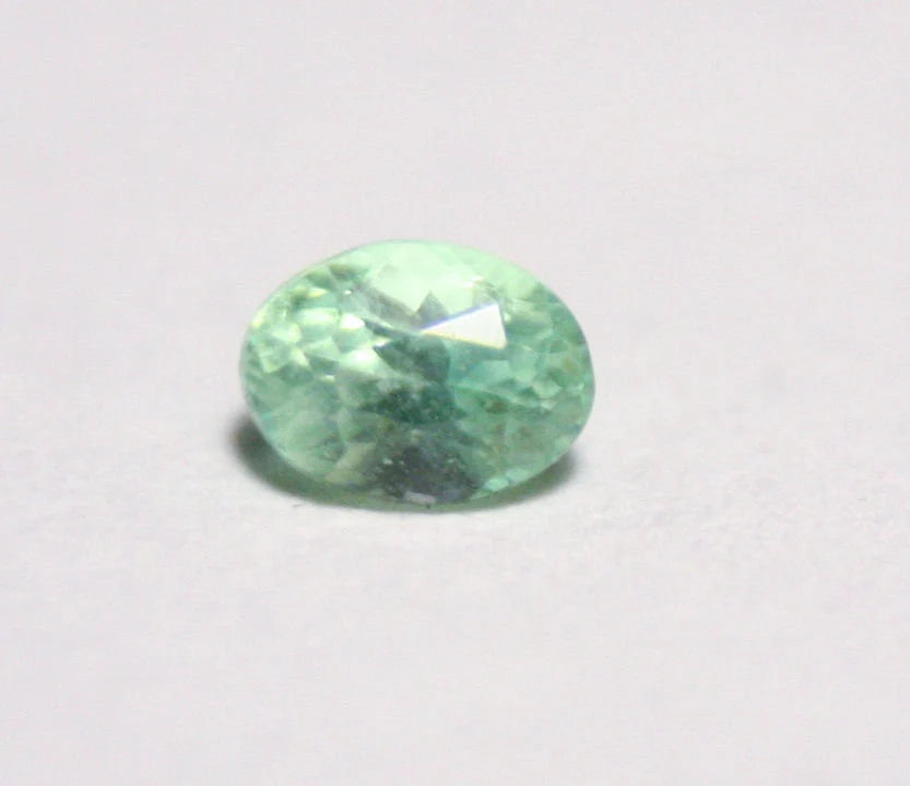 Rare Kornerupine 0.13ct AAA Rare Natural Prismatine Fine Faceted Gem Tanzania, Neon Green 3x2.5mm