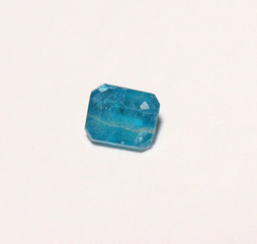 Hauyne 0.15ct Ultra Rare Electric Teal Neon Hauynite Fluorescent Afghanistan 4x3mm