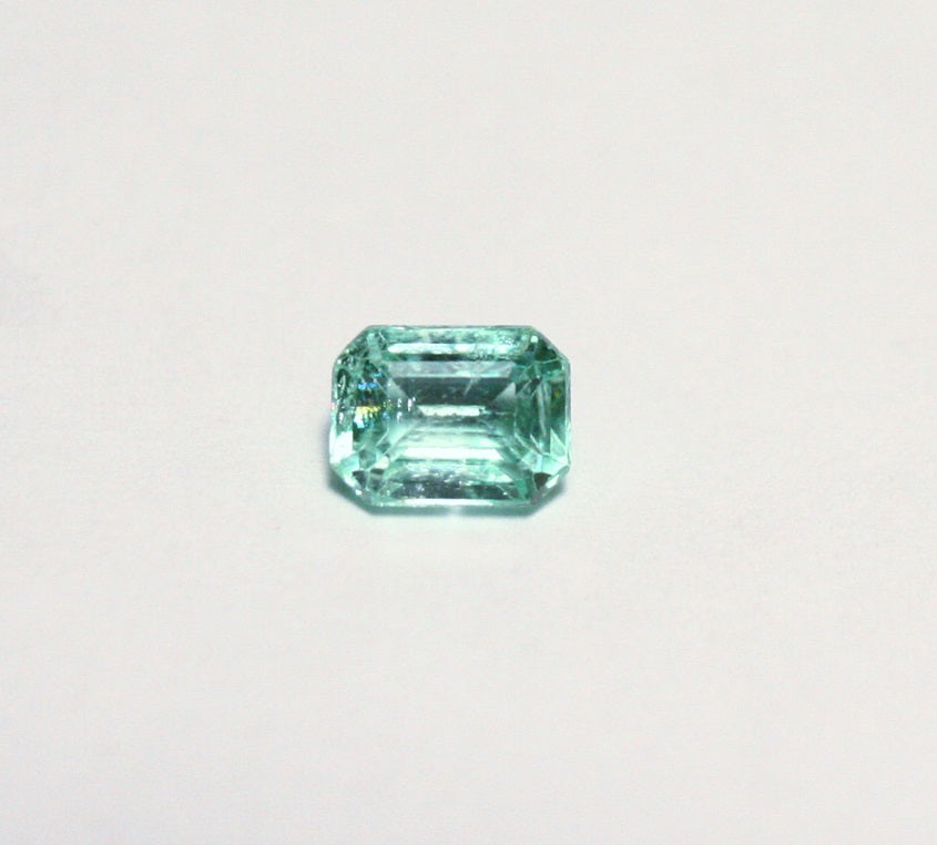 Panjshir Valley Emerald 0.58ct Rare Natural Emerald Cut Genuine Afghan Emerald 5.5x4mm