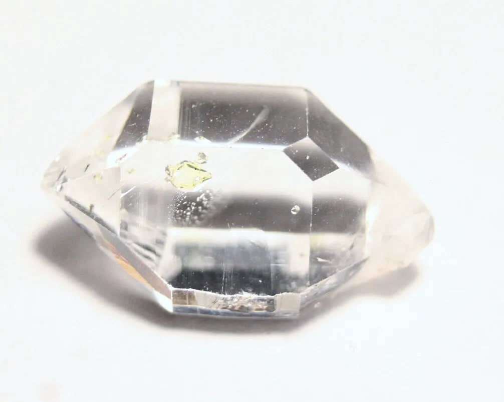 10.8ct Rare Fluorescent Petroleum Enhydro Oil Diamond Quartz Crystal AAA 19x11mm