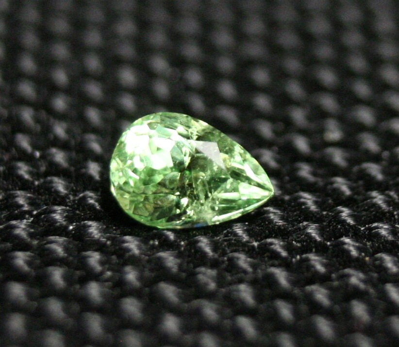 Rare Kornerupine 0.51ct AAA Rare Natural Prismatine Fine Faceted Gem Tanzania, Apple Green 5.5x4mm