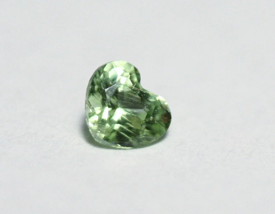 Kornerupine 0.22ct AAA Rare Natural Prismatine Fine Faceted Gem Tanzania, Mint Green 3.5x3.5mm