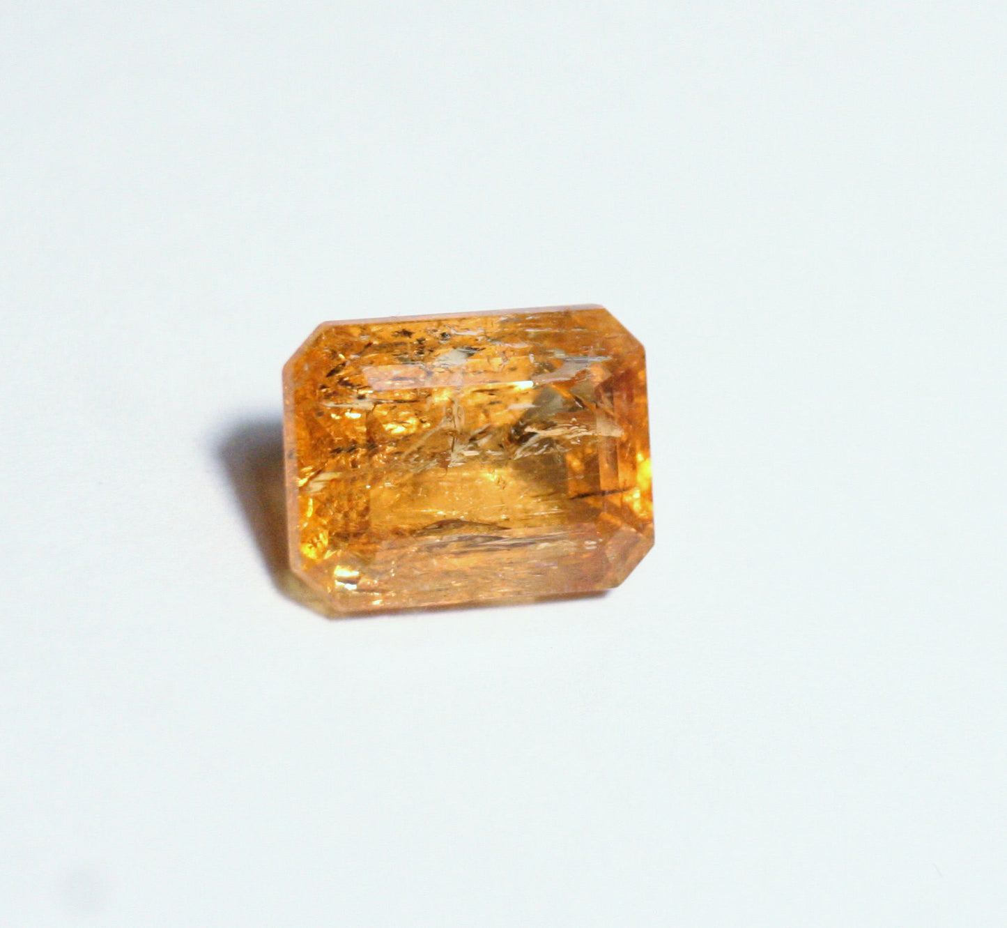 Imperial Topaz 8.8ct Ouro Preto, Brazil, Natural Untreated Rare AAA Topaz 13x10mm