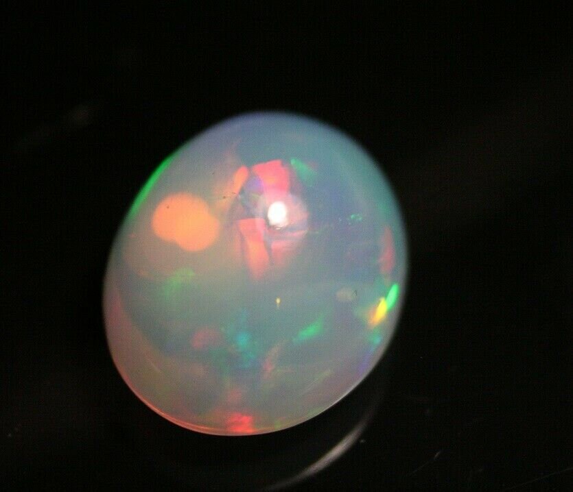 Welo Crystal Opal Cabochon 7.8ct Rainbow Blaze AAA Jelly Opal - See Video