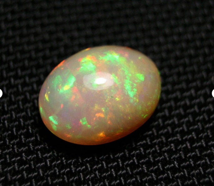 Welo Honey Opal Cabochon 8.2ct Rainbow Blaze AAA Natural Opal See Video 16x12mm