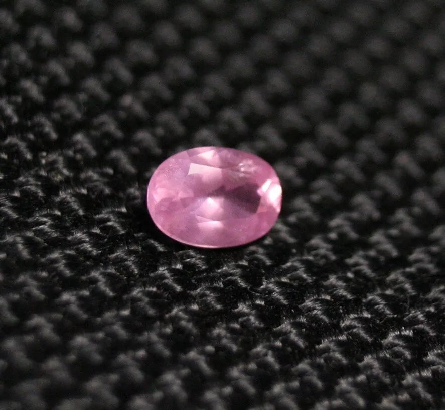 Mahenge Pink Spinel 0.35ct Rare Fluorescent Fine Natural Spinel Oval Cut 5x4mm