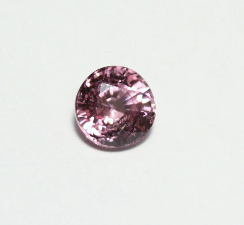 Pink Pastel Malaya Garnet 1.38ct Madagascar High Pyrope Colour Shift Garnet 6x6mm