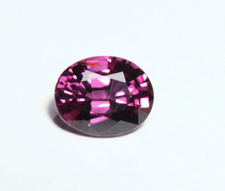 Purple Pyrope Garnet 1.2ct Scintillating Natural Malaya Garnet Madagascar 7x5mm