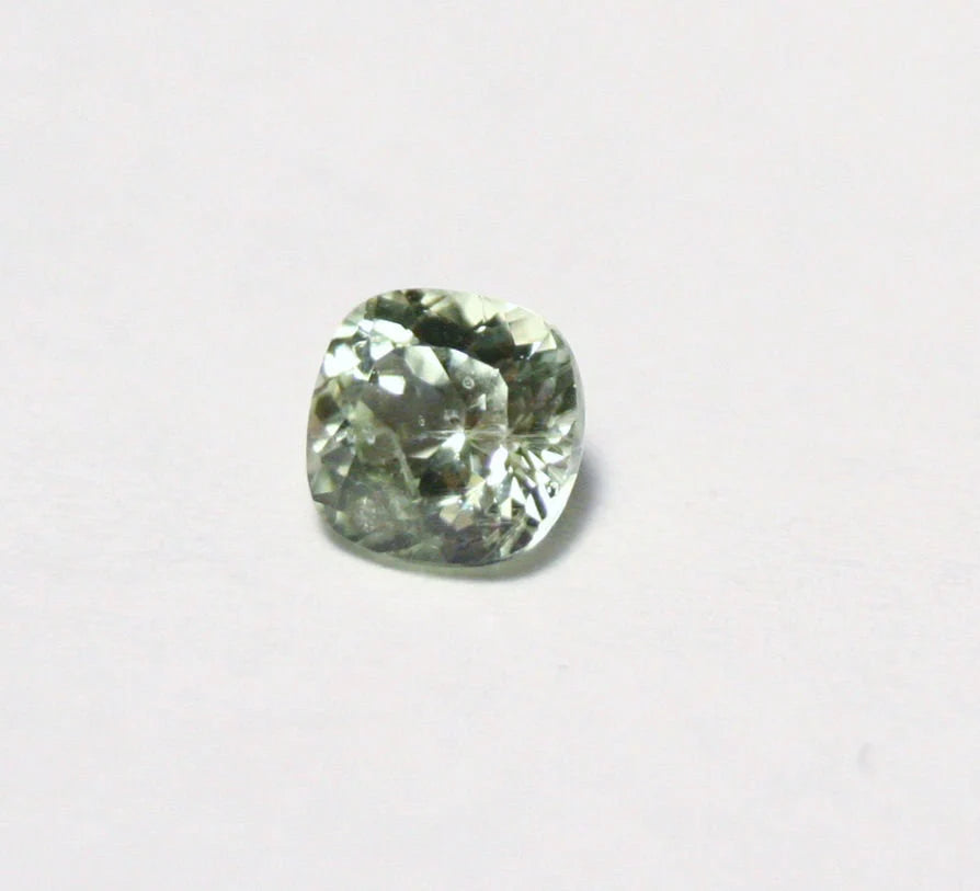 Merelani Grossular Garnet 0.37ct Rare Near Colourless Leuco Garnet 4x4mm