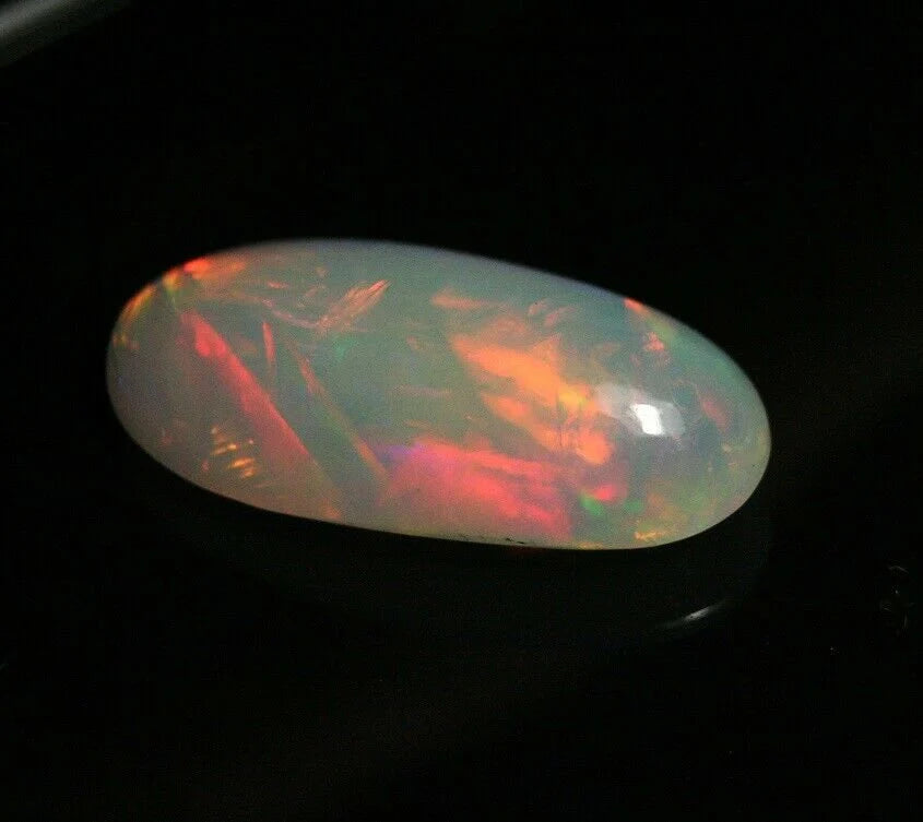 Welo Crystal Opal Cabochon 4.77ct Rainbow Broadflash AAA Jelly Opal See Video