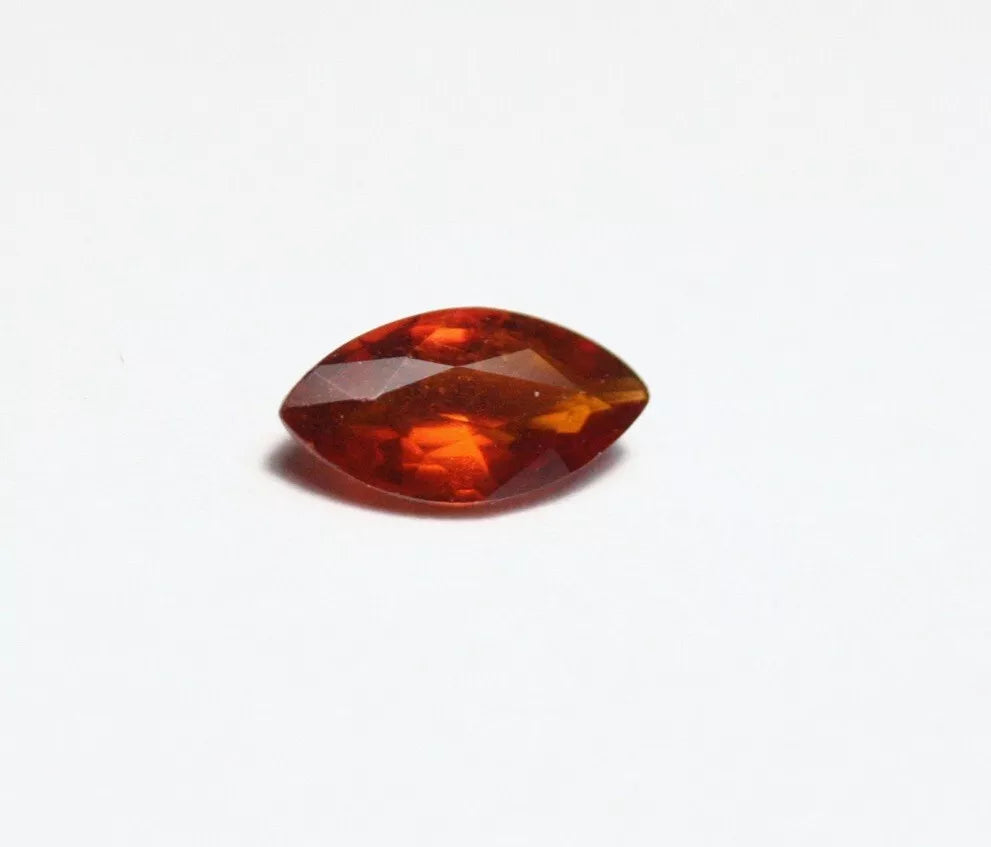 Clinohumite 0.44ct Ultra Rare Deep Orange Faceted Natural Gem Pakistan 7x4mm