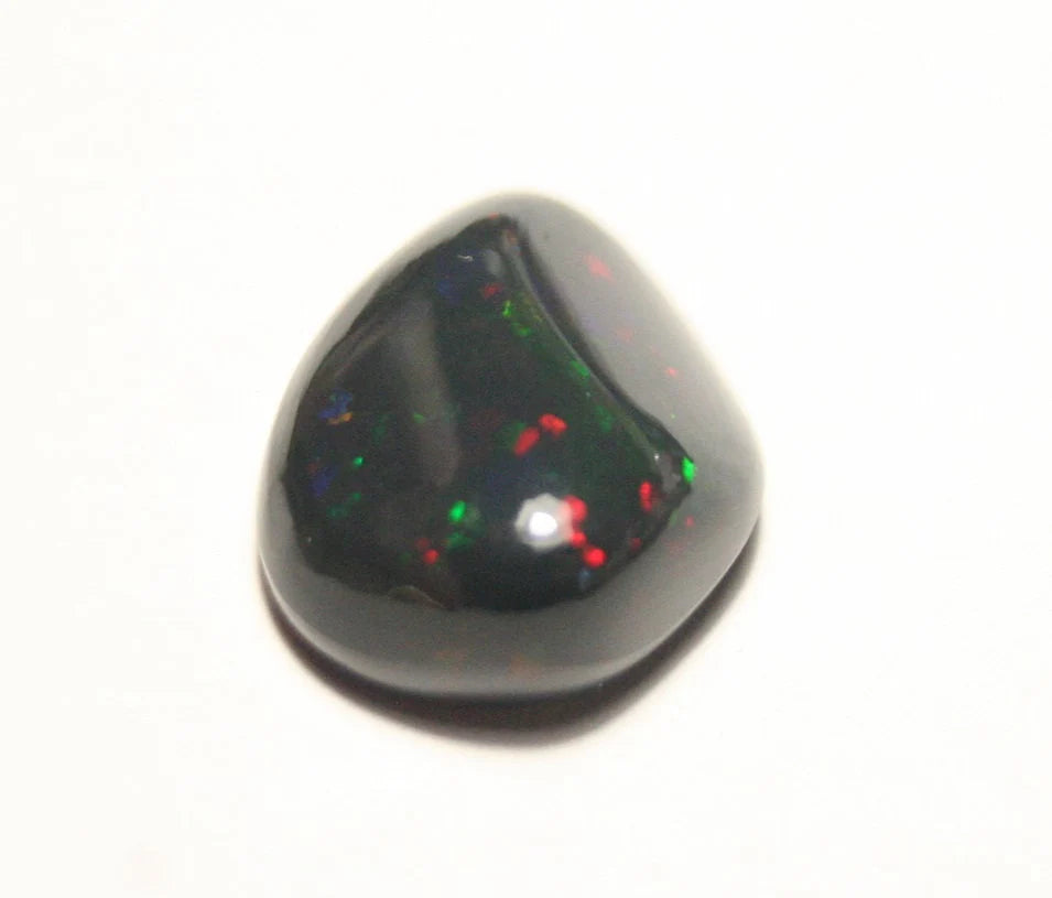 Stayish Black Opal 6.8ct Carved Natural Untreated Black Opal - Ethiopia