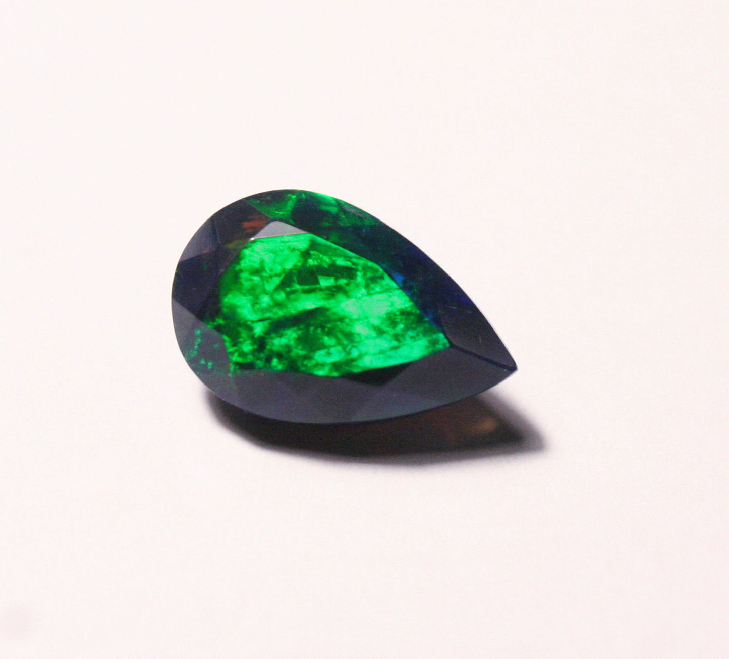 Faceted Black Welo Opal 4ct AAA Natural Opal Ethiopia Honeycomb Pear 15x10mm