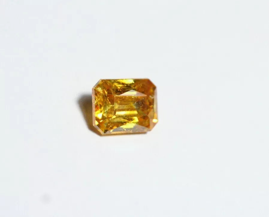 Sphalerite 1.68ct Vibrant Emerald Cut Gemstone Spain 7x5.5mm AAA