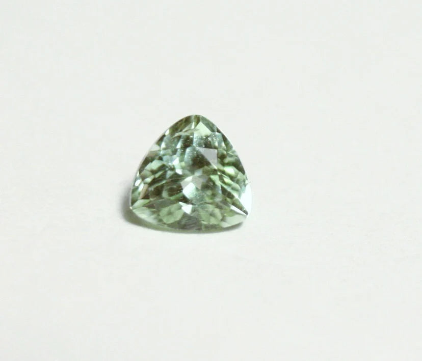 Rare Kornerupine 0.35ct AAA Rare Natural Prismatine Fine Faceted Gem Tanzania, Mint Green 4x4mm