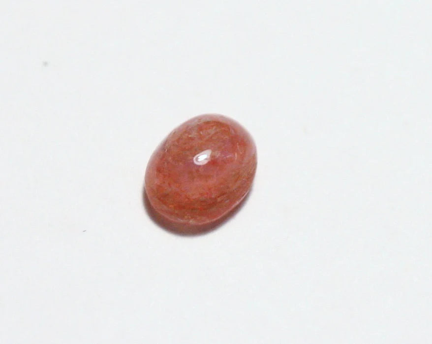 Pezzottaite Cabochon 0.39ct Ultra Rare Raspberry Beryl - Madagascar Reddish Orange 5x4mm