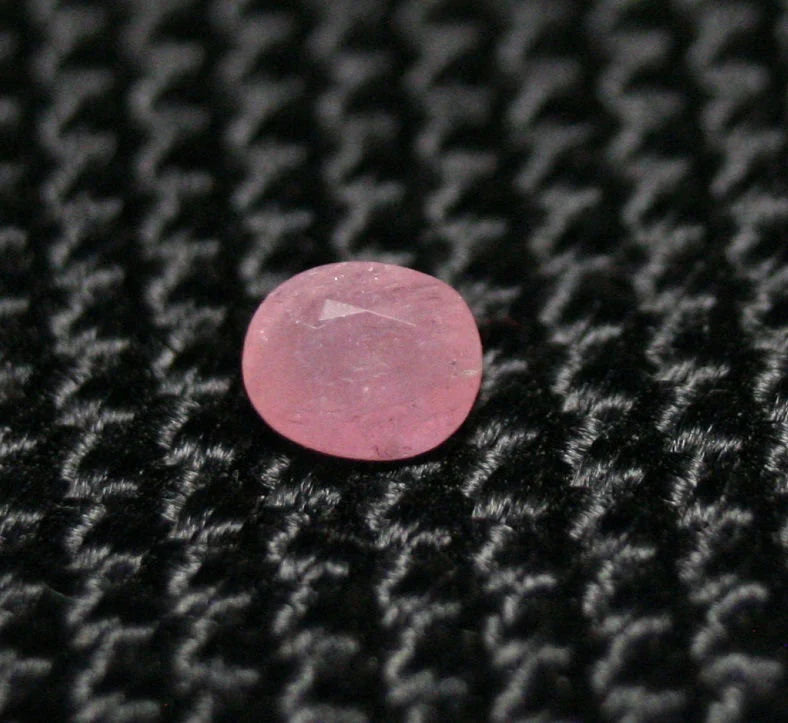 Pezzottaite 0.14ct Ultra Rare Neon Raspberry Beryl Madagascar 4x3mm