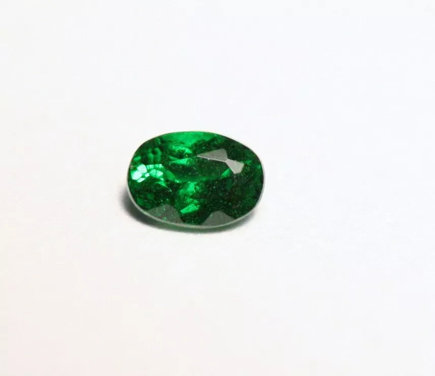 Tsavorite Garnet 0.28ct Rare Emerald Green Natural Fine Gem - Tanzania 4x3mm