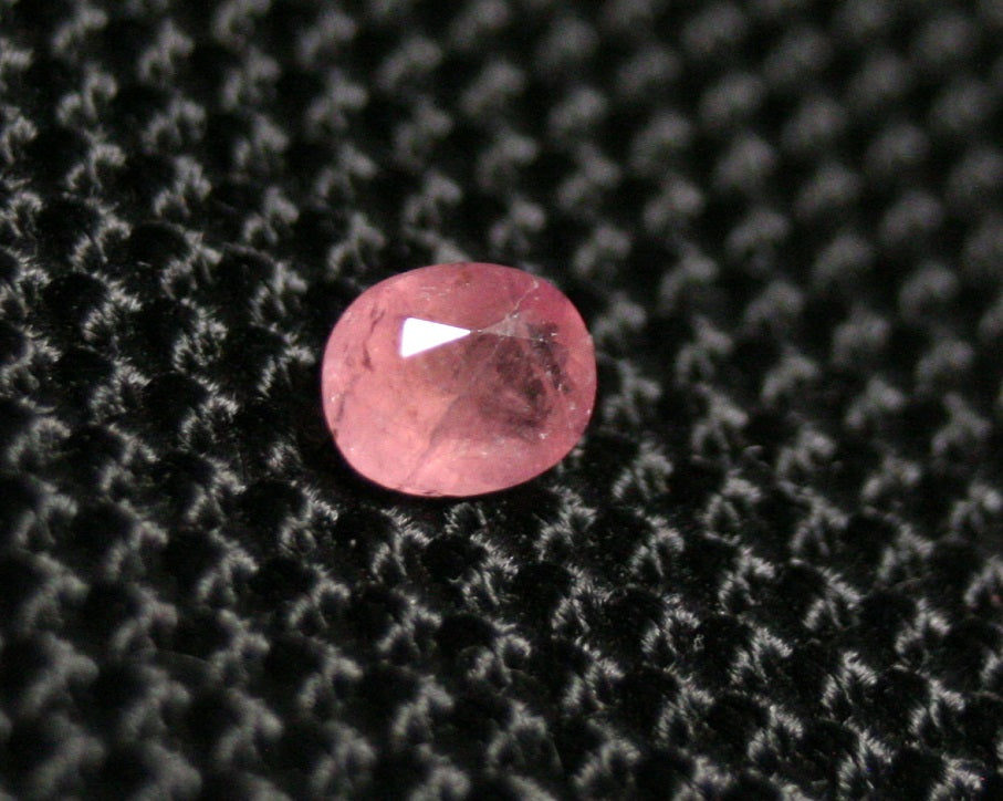 Pezzottaite 0.3ct Ultra Rare Neon Raspberry Beryl Madagascar 5x4mm