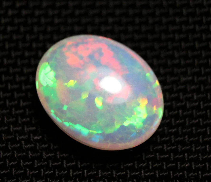 Welo Crystal Opal Cabochon 8.8ct Harlequin Honeycomb AAA Natural Opal See Video