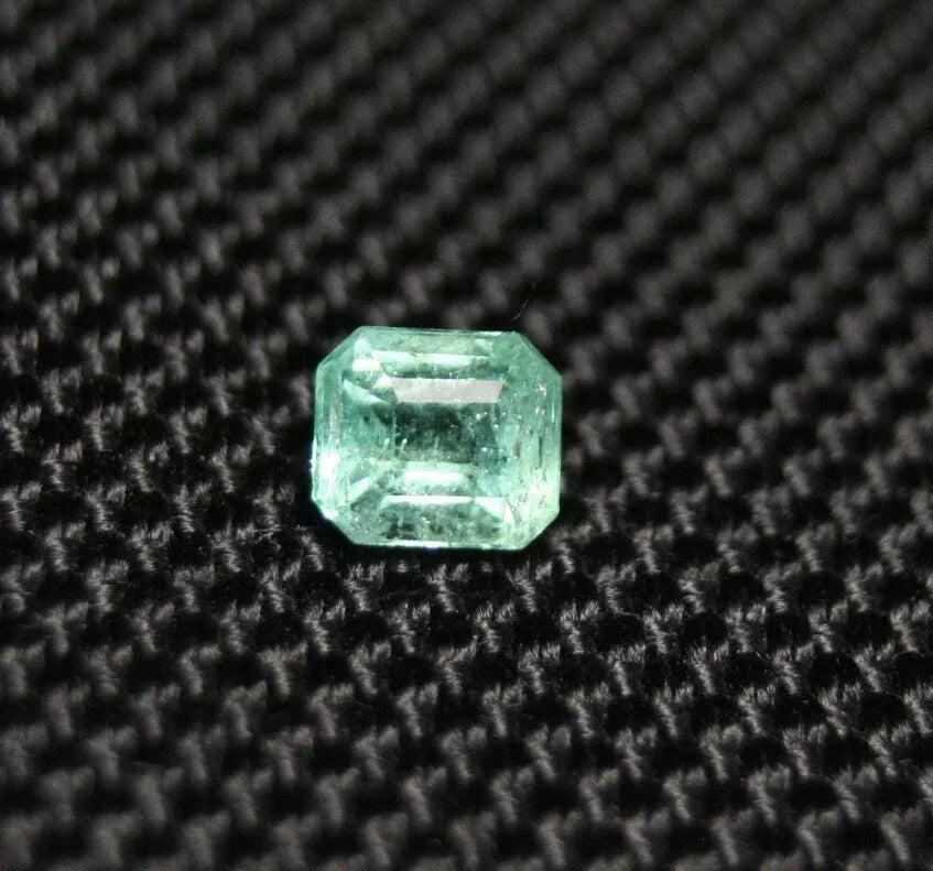 Panjshir Valley Emerald 0.78ct Rare Natural Emerald Cut Afghan Emerald 6x5mm