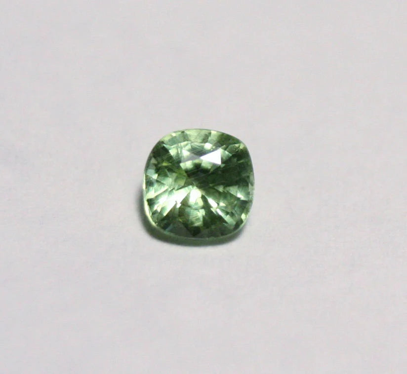 Merelani Mint Grossular Garnet 0.44ct Rare Faceted Garnet Fluorescent Gem 4x4mm