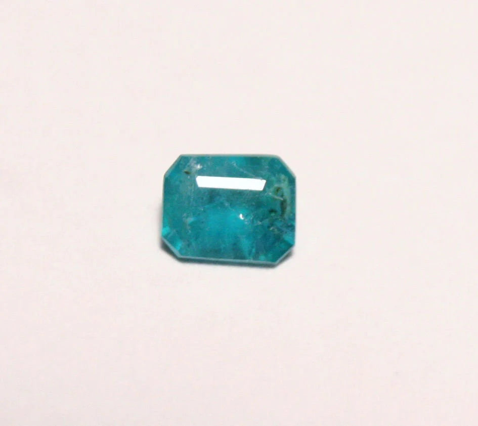 Hauyne 0.2ct Ultra Rare Electric Teal Neon Hauynite Fluorescent Afghanistan 4x3.5mm