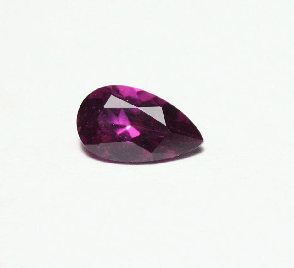 Mozambique Grape Garnet 1ct Top Purple Garnet Scintillating Pear Cut 8x5mm