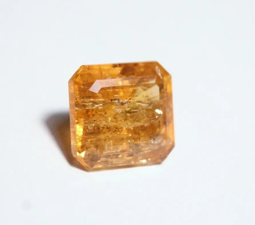 Imperial Topaz 10ct Ouro Preto, Brazil, Natural Untreated Rare AAA Topaz 12x11mm