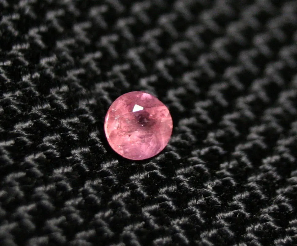 Pezzottaite Faceted 0.17ct Ultra Rare Neon Raspberry Beryl Madagascar Stunning Gem 3.5mm