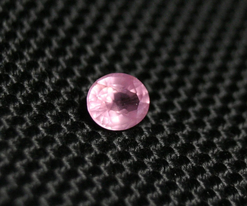 Mahenge Silky Pink Spinel 0.59ct Rare Fluorescent Oval Cut Gem 5x4.8mm Tanzania