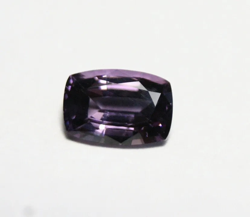 Vivid Purple Spinel 0.57ct Fine Cushion Cut Natural Spinel Mahenge 5.8x4mm