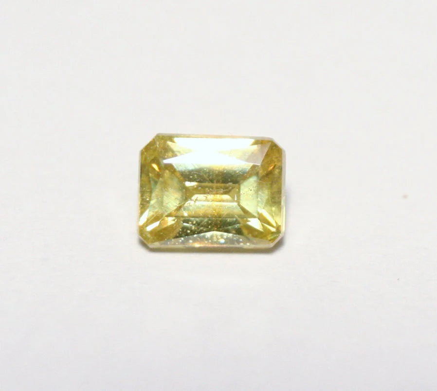 Sphalerite 0.96ct Vibrant Emerald Cut Natural Gem Sphalerite Spain 6x5mm AAA