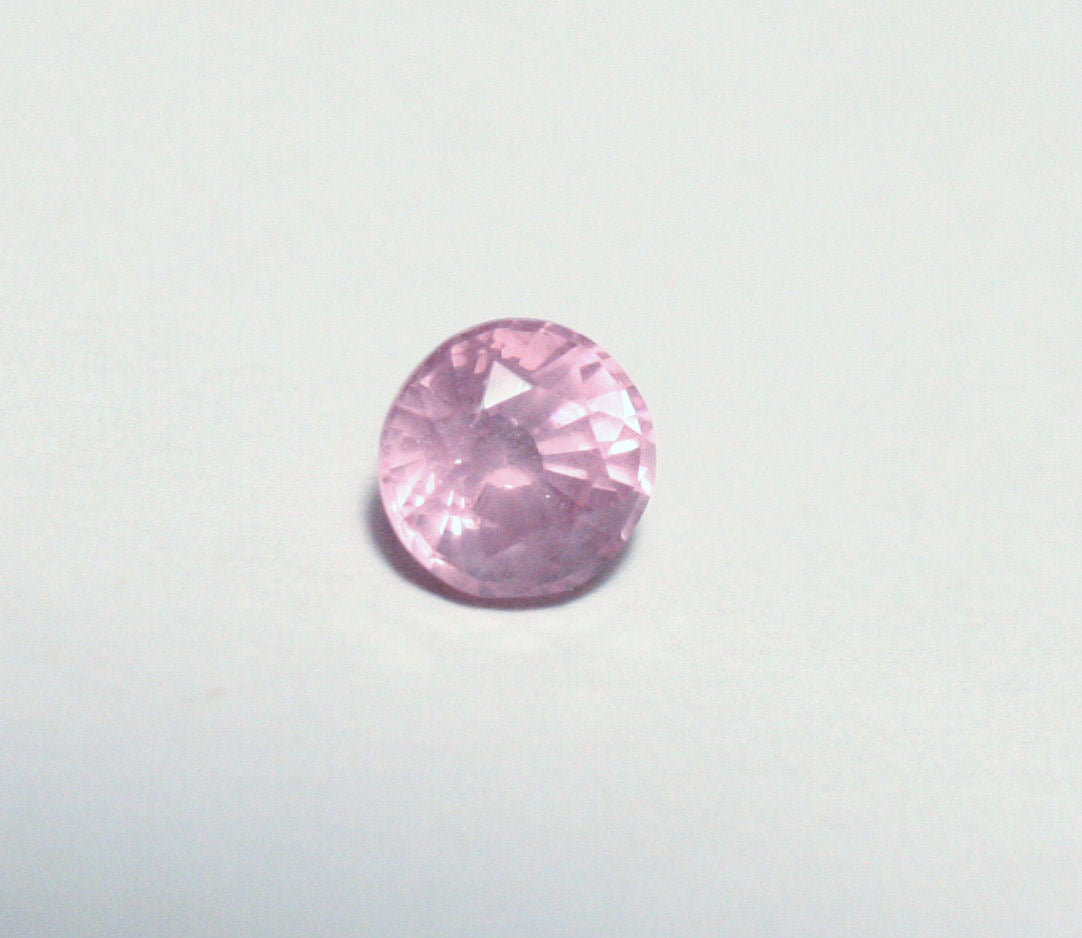 Mahenge Pink Spinel 0.42ct Rare Fluorescent Round Cut Gem 4x4mm Tanzania