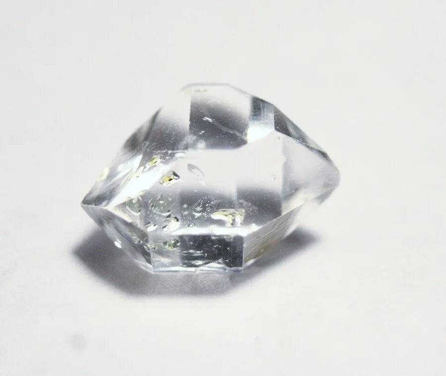 5ct Rare Fluorescent Petroleum Enhydro Oil Diamond Quartz Crystal AAA 13x8mm