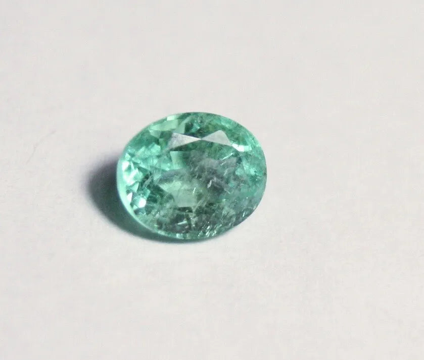 Panjshir Valley Emerald 1.05ct Rare Natural Oval Cut Genuine Afghan Emerald 7x6mm