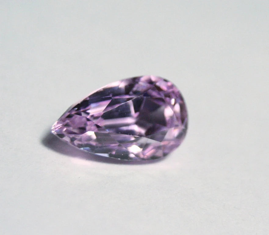 Pink Kunzite 4.8ct Madagascar Scintillating Custom Cut Pear 13x8mm