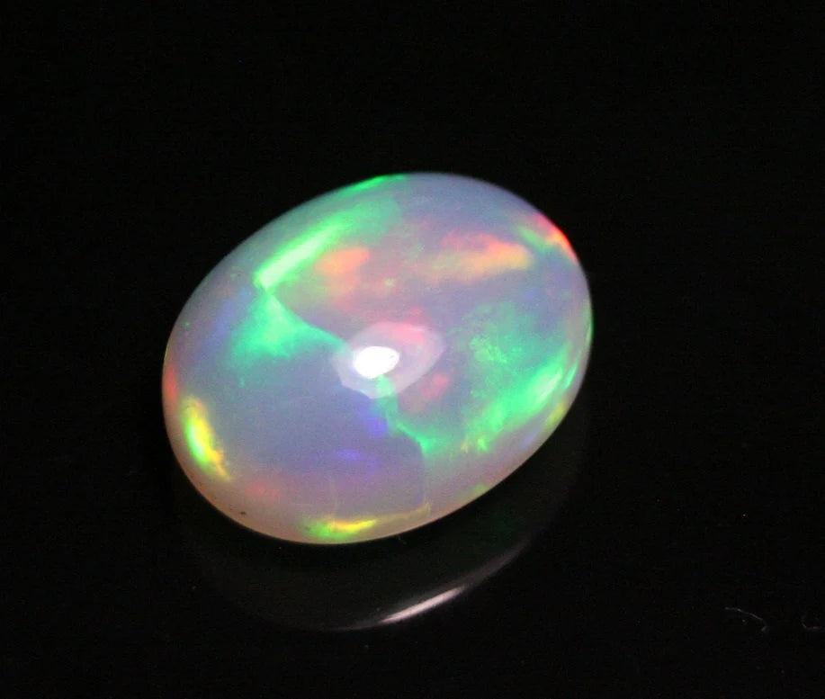 Welo Crystal Opal Cabochon 5.3ct Neon BroadFlash AAA Opal  See Video  14x11mm