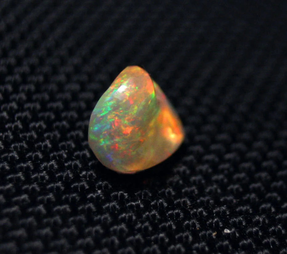 Rare Mexican Contraluz Precious Opal 1.67ct Stunning Rutile Water Opal 10x8mm Video