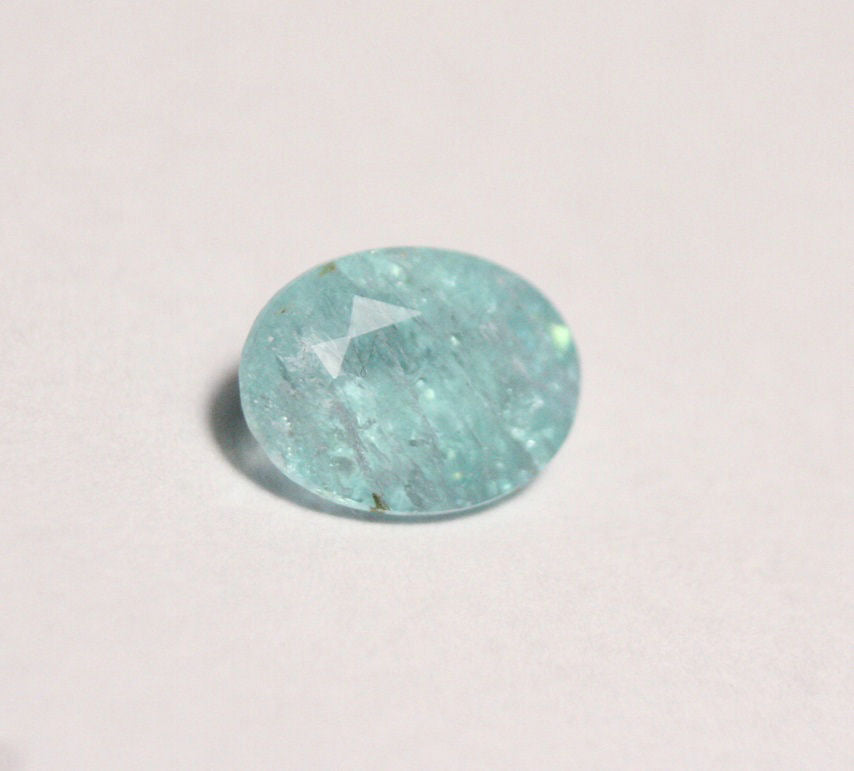 Paraiba Tourmaline 1.43ct Copper Bearing Cuprian Tourmaline Stunning Gem Mozambique 9x6.5mm