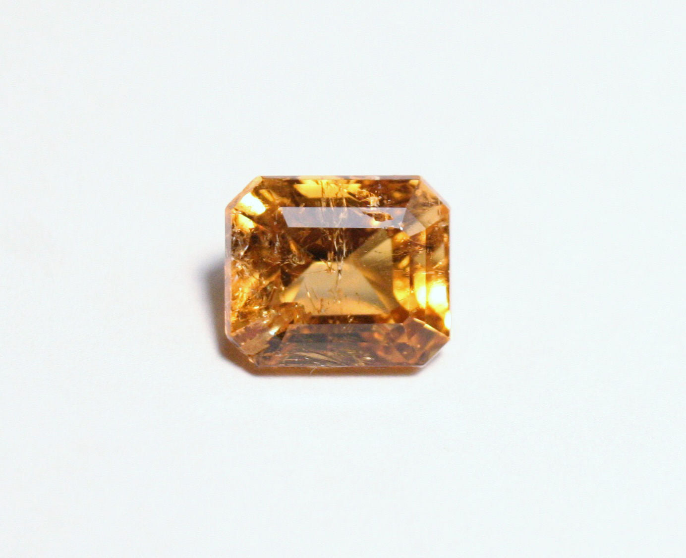 Imperial Topaz 3.1ct Ouro Preto, Brazil, Natural Untreated Rare AAA Topaz 8x7mm