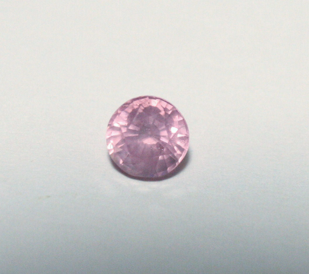 Mahenge Pink Spinel 0.42ct Rare Fluorescent Round Cut Gem 4x4mm Tanzania