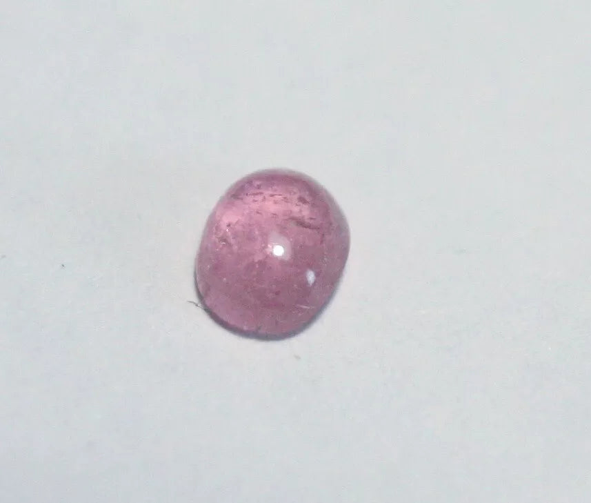 Pezzottaite Cabochon 0.14ct Ultra Rare Neon Raspberry Beryl Madagascar 4x3mm