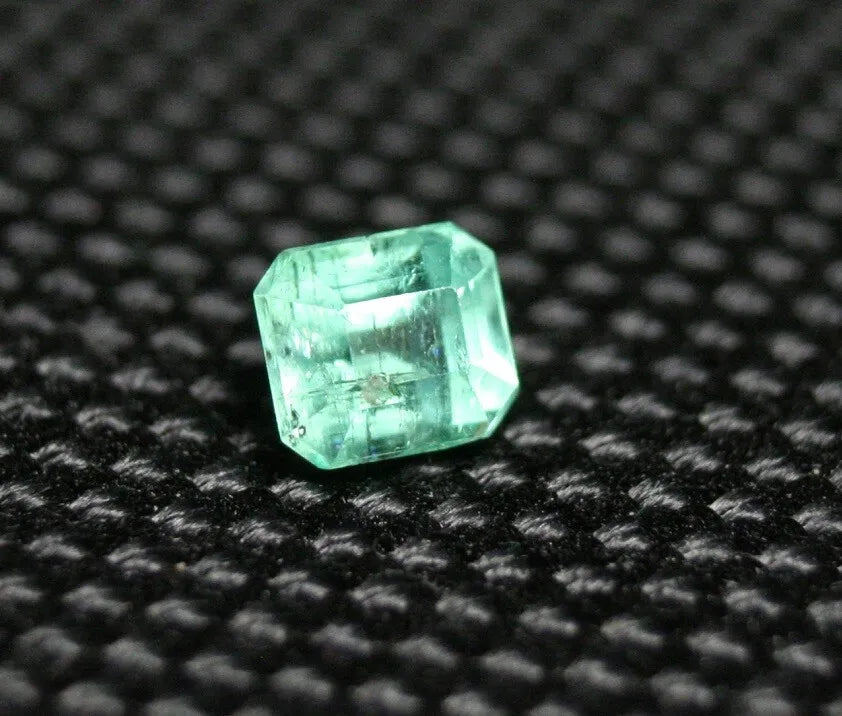 Panjshir Valley Emerald 0.68ct Rare Natural Emerald Cut Afghan Emerald 5x4mm