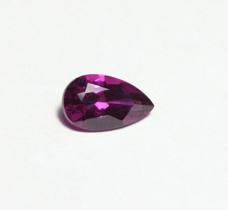 Mozambique Grape Garnet 1ct Top Purple Garnet Scintillating Pear Cut 8x5mm