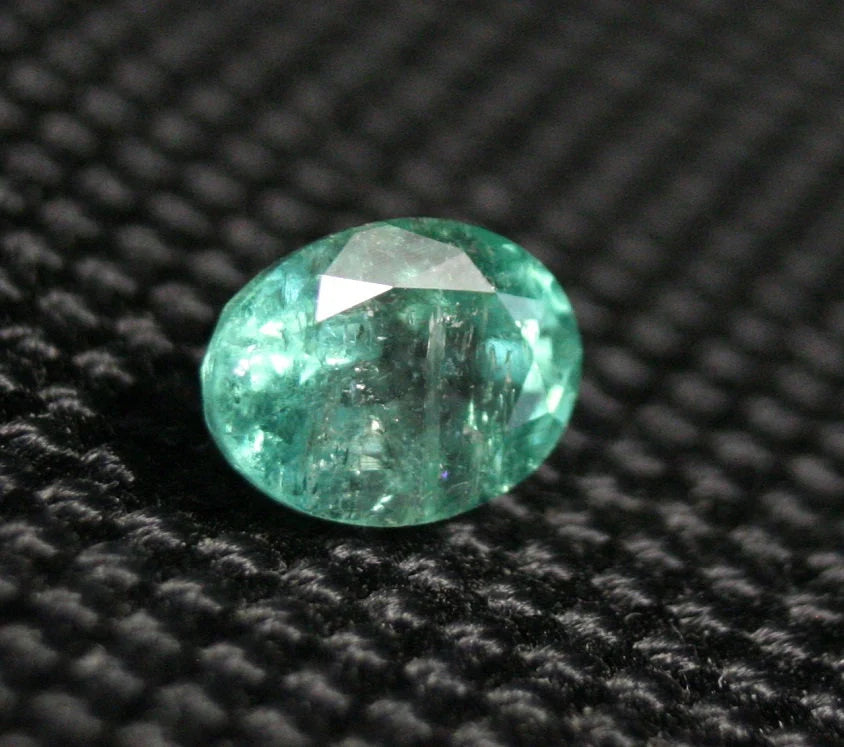 Panjshir Valley Emerald 1.36ct Rare Natural Oval Cut Genuine Afghan Emerald 8x6mm